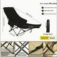 thumbnail image 1 of LEEYNEER 1pc Portable Folding Moon Chair with Stainless Steel Frame  3-Level Adjustable Recliner & Removable Footrest - Lightweight Compact Foldable Design for Camping  Backyard  Outdoor, 1 of 6