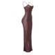 thumbnail image 4 of Txlixc - Vestido largo con tirantes para mujer, informal, con perspectiva de moda, de hilo de malla, sin espalda Txlixc  Moda, 4 of 9