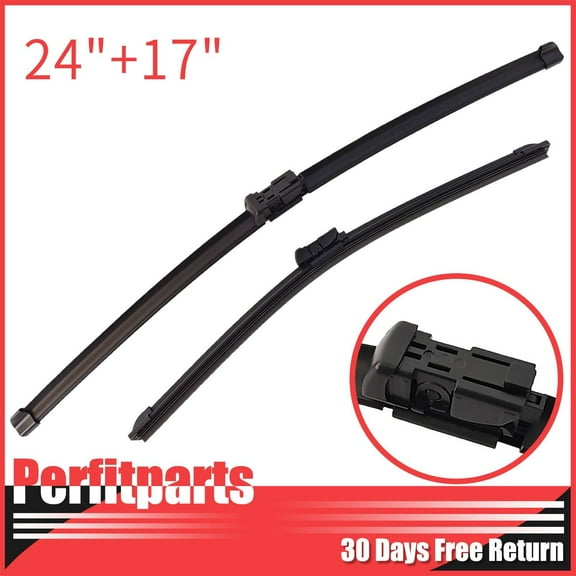 Front Wiper Blade Kit 24" 17" A0395A0004 by EGOESWELL