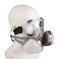 thumbnail image 4 of Cubierta facial de Gas, protector de goma reutilizable, protector de pintura de media cara para polvo, soldadura química, pulido, carpintería, 4 of 12