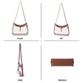 thumbnail image 5 of FALAN MULE Clear Crossbody Bag for Women, Small Transparent Shoulder Purse for Concerts and Sports Events, 5 of 7