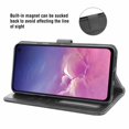 thumbnail image 3 of Mobile Phone Cover for Samsung S10e, Cover Premium Pu Leather Tpu Flip Cover Magnetic Closure Card Compartment Stand Function Wallet with Lanyard Protective Cover, 3 of 6