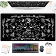 thumbnail image 1 of Cyan Green Japanese Desk Mat, Neon Tokyo Extended Mouse Pad Anime Cat Desk Pad, Gaming Mousepad XXL, Large Keyboard Mat for Gamers, Cool Computer Mat for Desk with Stitched Edges 31.5X15.7 i, 1 of 5