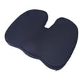 thumbnail image 1 of Chair Cushions, Memory Foam  Cushion Uniform Support Tailbone Pressure Relief Ergonomic  for Dormitory for Worker Dark Blue, 1 of 7