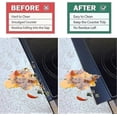 thumbnail image 3 of Silicone Stove Gap Cover 2-Pack, Heat-Resistant Kitchen Countertop Protector for Gas Stoves, 63.5x5.5x1cm Black, 3 of 5