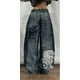 thumbnail image 3 of 2024 nuevos pantalones vaqueros holgados de cintura alta de color gris lavado retro de Jaded London para hombre, pantalones anchos góticos Harajuku Y2K, ropa de calle, 3 of 5