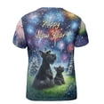 thumbnail image 2 of Happy New Year Scottish Terrier Family Cheer Winter Midnight Firework All Over Print 3D Shirt Unisex Merch Scottie Dog Lover Gifts - 02025, 2 of 6