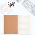 thumbnail image 4 of A5 Paper Notebook with Horizontal Lines, Student Minimalist Unlined Notebook, Retro Kraft Paper Cover, 28 Sheets per Book for Journaling, Note Taking, School, Office, and Bullet Journal, 4 of 6