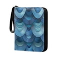 thumbnail image 4 of ALAZA Abstract Fish Scales Trading Card Binder 4 Pocket Cards Collection Album 400 Folder Holder, 4 of 6
