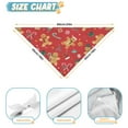 thumbnail image 6 of Dog Bandana 1 Pack,Red Christmas Gingerbread Man Pattern Bandanas for Dogs,Cat Bandana,Small/ Large Dog Bandana 2 Size,Dog Bandanas Girl Boy, 6 of 6