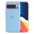 thumbnail image 3 of For Google Pixel 9 Pro Case PC TPU Shockproof Clear Phone Cover - Transparent White, 3 of 5