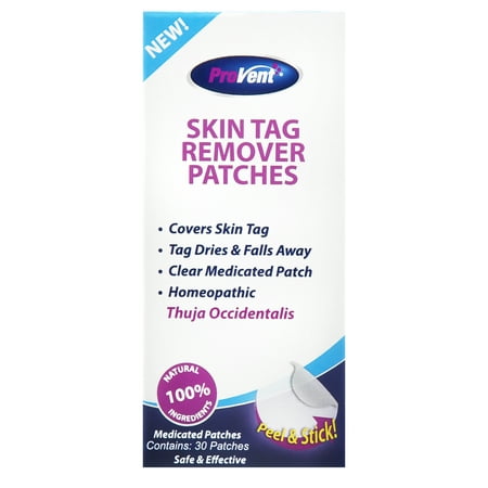ProVent 100% Natural Skin Tag Remover Patches, 30 Count