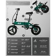 Electric Bike for Adults,Folding Ebike,Electric Bicycle with Removable