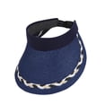 thumbnail image 4 of Packable Sun Hat Women Neck Flap Summer Wide Brim Uv Protection Fishing Hat Summer Outdoor Tops Navy L, 4 of 4