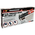 thumbnail image 6 of Performance Tool W2006 SAE Rivet Nut Kit Set, Riveter Tool, Rivet Nut Gun, Thread Hand Riveter, Rivet Gun, Riveting Tools with 45pc, Metric Rivet Nuts Included -/32, 8-32, 10-24, 1/4-20, 6 of 6
