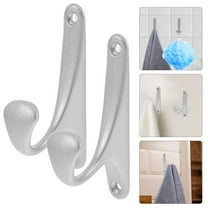 Hemoton 4pcs Wall Mounted Coat Racks Towel Hat Hooks Heavy Duty Decorative Wall Hooks for Coats Towels Purses