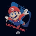 thumbnail image 2 of Girls The Super Mario Galaxy Movie Let's A Go Flying Icon T Shirt, 2 of 5