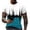 White, variant on LRGSHF Men's Short Sleeve T‑Shirts Sound Wave Graphic Crew Neck Tops Modern Fit Gradient Print Pullover Daily Summer Casual Tees Gray 5XL