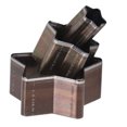 thumbnail image 4 of Troqueles de corte de cuero Ticfox 3 piezas Troquelador de cuero acero con alto contenido de carbono, 4 of 12