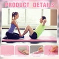 thumbnail image 5 of Peach Pink Foldable Yoga Mat 2 Inch 72"x24" Thick For Pilates Stretching Gym Workouts, 5 of 7