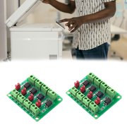 4 Channel Control Board Featuring Optocoupler Isolation And Output Levels Selection For Electronic Components