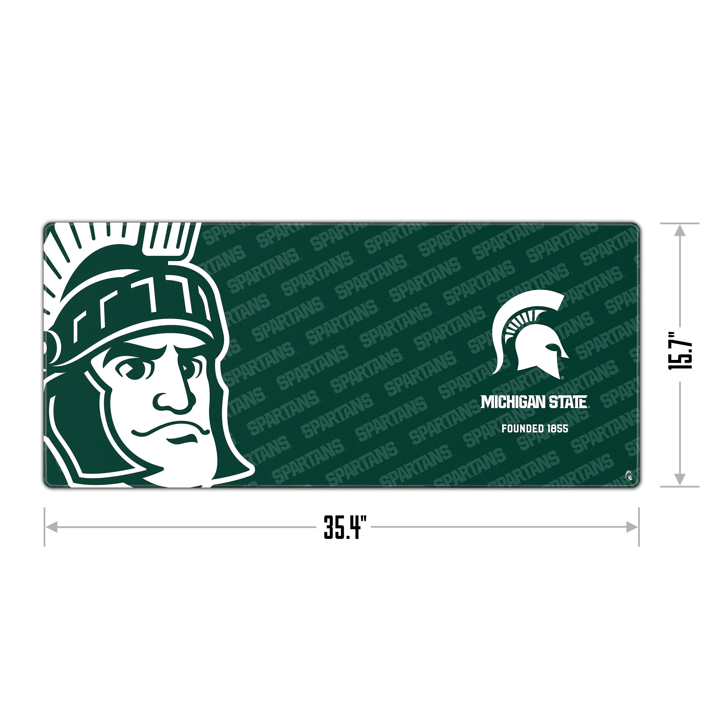YouTheFan NCAA Michigan State Spartans Logo Series Desk Pad