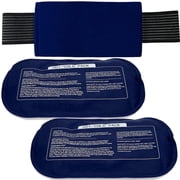 Ice Packs for Injuries Reusable, Hot and Cold Ice Pack Therapy Gel Wrap Support for Joint, Muscle Pain, Knees, Back & More (9.25"x5.1" , Classic)