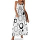 thumbnail image 1 of Vestido retro sin mangas en blanco y negro de los años sesenta, vestido de noche, vestidos de playa, vestidos de fiesta, 1 of 7