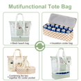 thumbnail image 4 of Bolsa de playa de malla Bluboon con compartimento de refrigeración para mujer, 4 of 9