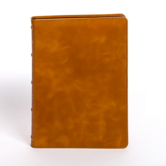 Holman Handcrafted Collection NASB Large Print Thinline Bible, Holman Handcrafted Collection, Marbled Chestnut Premium Calfskin, (Hardcover)