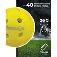 thumbnail image 3 of PickleOn - Neon Yellow - Outdoor Pickleball Balls - 40 holes - USAPA Standards - 50 Pack, 3 of 5