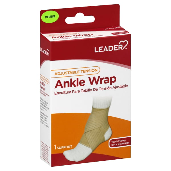 Leader Adjustable Tension Ankle Wrap Medium. - Walmart.com