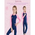 thumbnail image 3 of Luxsea Summer Kids Diving Snorkeling Suits Children Full Body Wetsuit Swimsuit One-Piece Long Sleeves UV Protection Swimwear Outfit For Surfing Snorkeling Swimming, 3 of 7