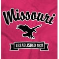 thumbnail image 2 of Missouri Cute Bald Eagle Souvenir Plus Size Crewneck Graphic Tee Shirt Brisco Brands 5X, 2 of 5