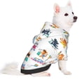 thumbnail image 2 of Fotbe Hello Summer Cat Sudadera con Estampado para Perros Pequeños – Suéter con Capucha para Mascotas, Tela Suave de Forro Polar con Bolsillo-Medium, 2 of 7