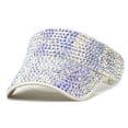 thumbnail image 1 of LinYooLi Visières en Coton d'Été Couleur Strass Casquette de Protection Solaire Ajustable pour Hommes et Femmes 05, 1 of 6