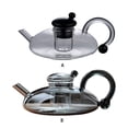 thumbnail image 2 of Advancent Juego de té de vidrio con infusor incorporado Disfrute de un rico sabor con un infusor de té de tetera de vidrio resistente Utensilios de cocina tipo+2, 2 of 6