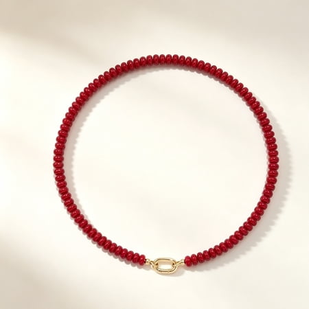 LALACE Colorful Beaded Necklace for Women, Boho Holiday Layering Choker Tropical Travel Statement Jewelry