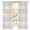 Beige, Cream, White, variant on Buffalo Plaid Sheer Curtains 84 Inches Long, Sand Beige Cream Farmhouse Striped Minimalist Light Filtering Window Curtains for Living Room, Rod Pocket Voile Chiffon Drapes, 52"W x 84"L, 2 Panels