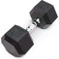 thumbnail image 1 of Haltère Hexagonal en Caoutchouc Classique avec Poignée Moletée pour l'Entraînement de Force et la Musculation lb lb Haltère Simple pour Exercice et Mise en Forme Vendu à l'Unité, 1 of 7