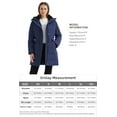 thumbnail image 5 of Orolay Womens Quilted Jacket Hooded Coats Winter Down Jacket Thickened Coat Navy XL, 5 of 5