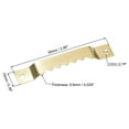thumbnail image 3 of Uxcell 2-3/5" Picture Hangers Iron Zinc Plated Golden 30 Pack, 3 of 5