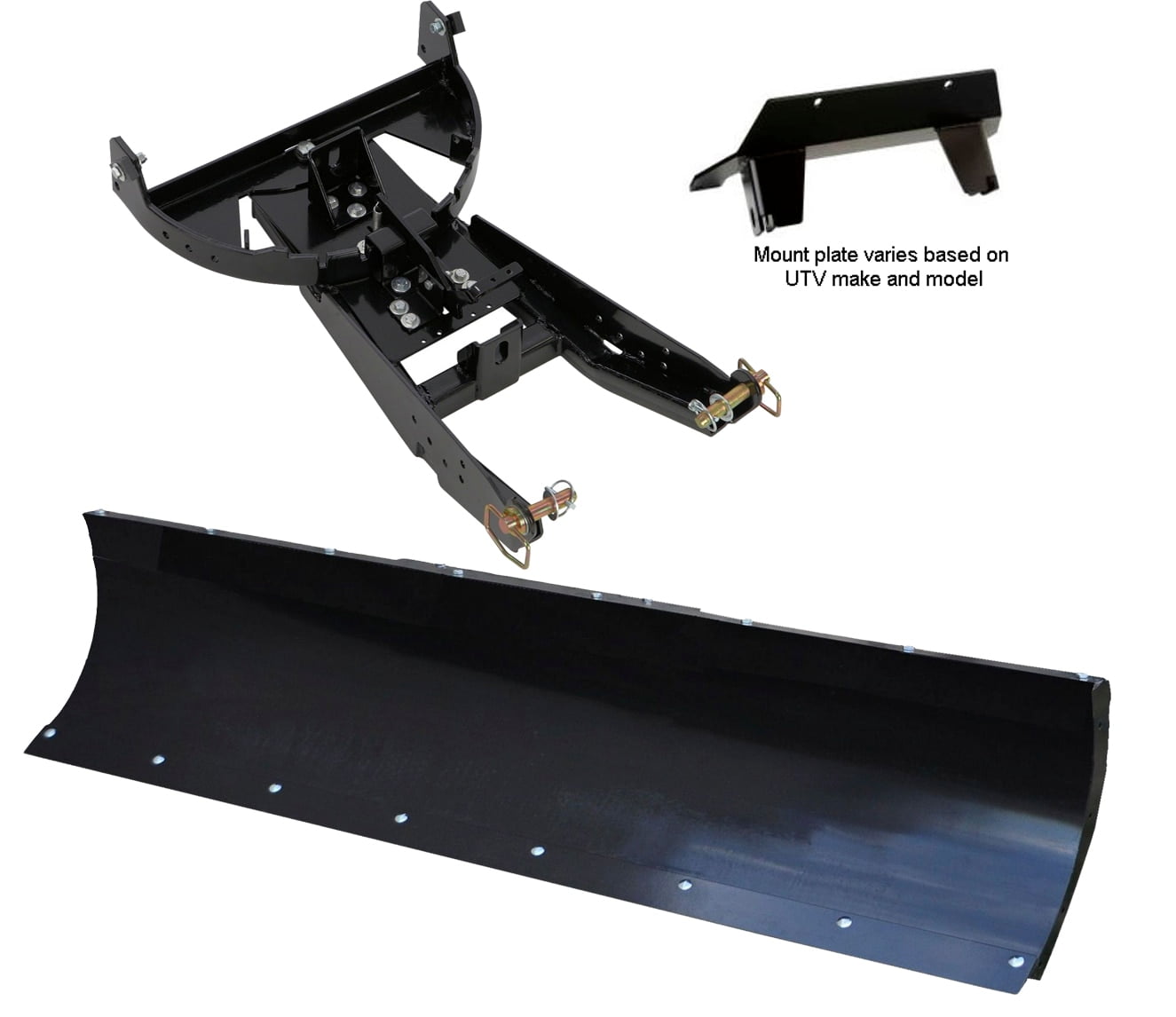 MOTOALLIANCE® Denali 66 inch UTV Snow Plow fits 2019-2024 CF Moto U-Force 1000