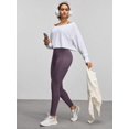 thumbnail image 3 of Women's Casual Sports Yoga Leggings with Pockets, 3 of 10