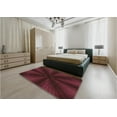 thumbnail image 5 of Ahgly Company Machine Washable Indoor Rectangle Transitional Brown Red Area Rugs, 8' x 12', 5 of 7
