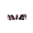 thumbnail image 6 of Ellie Shoes E-609-Lolly 6 Pointed Heel Platform Sandal 5 / Pink, 6 of 6