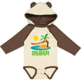 thumbnail image 3 of Inktastic I Love Maui Boys or Girls Long Sleeve Baby Bodysuit, 3 of 5