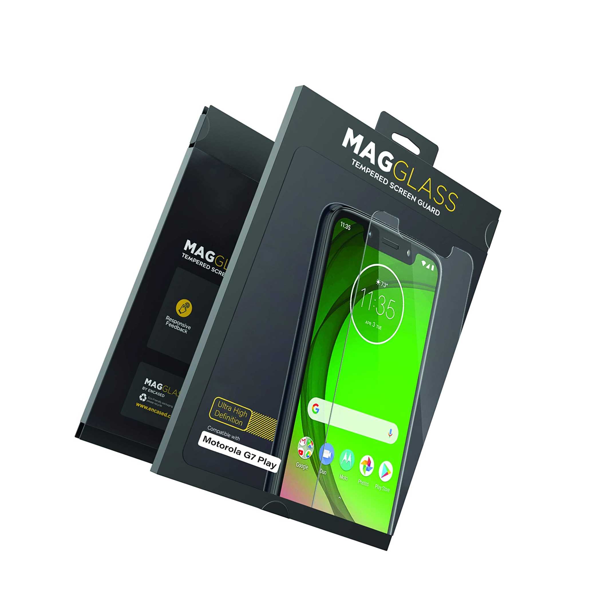 Moto G7 Play Tempered Glass Screen Protector Uhd Clear Anti Bubble Scratch Resistant Display Guard Case Compatible Walmart Com Walmart Com
