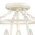 thumbnail image 4 of Elk Home 13-Inch Wide Joanie Semi Flush Mount, Antique White, 4 of 5