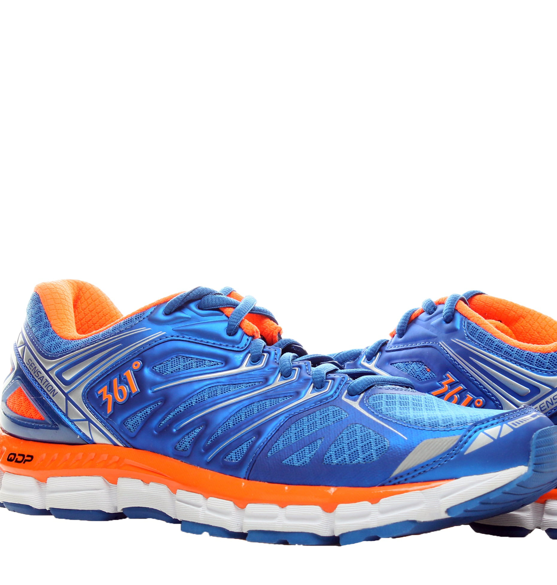 361 Degrees - 361 Sensation Nautical Blue/Orange Men's Running Shoes ...